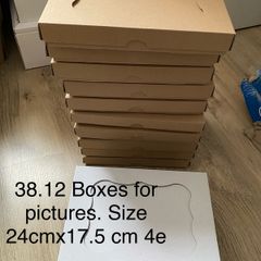 cardboard boxes