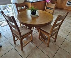 Round table and 4 chairs