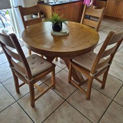 Round table and 4 chairs