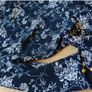 Navy "Want That Trend" Midi Dress  Size 10 Image 3