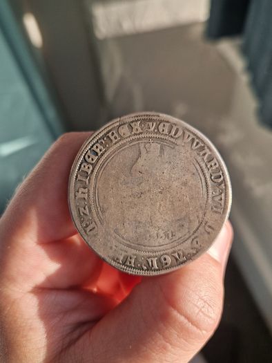 Scarce Ex. Spink 1551 Edward 6th Silver Crown.