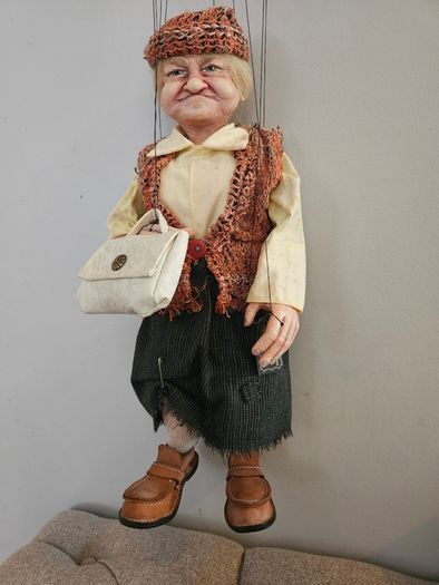 Vintage Czech Figurines Old man Joe and Woman