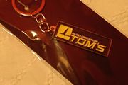 TOM'S Racing Legend Logo 1st Metal Keychain