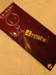 TOM'S Racing Legend Logo 1st Metal Keychain