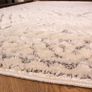 Natural Grey Cream Diamond Trellis Rug Soft Hi-Low Pile Living Room Carpet Geometric Bedroom Hallway Kitchen Area Rugs 80cm x 150cm (FREE POSTAGE) Image 3
