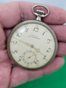 Antique Silver Swiss Made Doxa Pocket watch 1920s