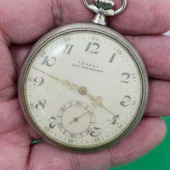 Antique Silver Swiss Made Doxa Pocket watch 1920s