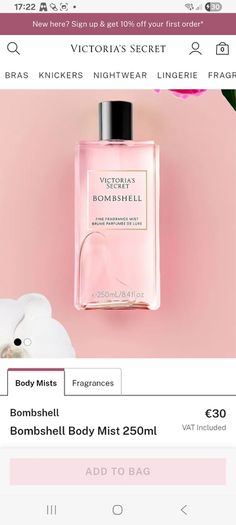 Victoria's secret Bombshell  fine fragrance mist 250ml