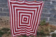 Traditional crochet blanket