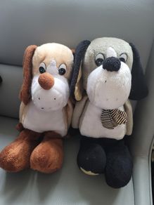 Twin Puppies Soft Toys Plush Toys Teddies Soft Toys Comforter