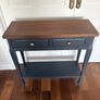 Ashford noir console table with shelf Image 2