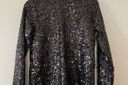 Next sequin black top size 6 New with tags