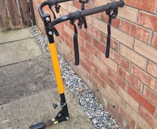 towbar mounted bike carrier rack 2 bikes