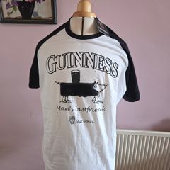 Brand New Guinness "Mans Bestfriend" T-Shirt - XL size