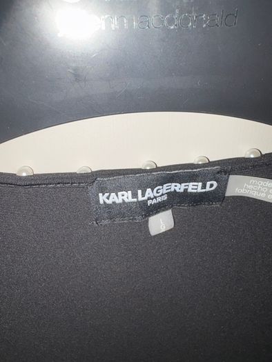 Karl Lagarfeld Black Top
