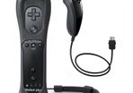 Wireless Remote Controller Motion Plus and Nunchuk for Nintendo Wii / Wii U - Black