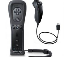 Wireless Remote Controller Motion Plus and Nunchuk for Nintendo Wii / Wii U - Black