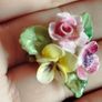 Vintage Bone China Brooch. Image 5