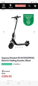 segway ninebot E2 electric scooter