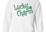 Lucky Charm funny Irish hoodie for st Patrick's day parade