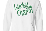 Lucky Charm funny Irish hoodie for st Patrick's day parade