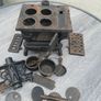 Vintage Miniature Cast Iron Stove Image 5