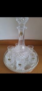 Cristal D'Arques Decanter Set(Vintage)