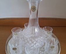 Cristal D'Arques Decanter Set(Vintage)