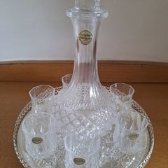 Cristal D'Arques Decanter Set(Vintage)
