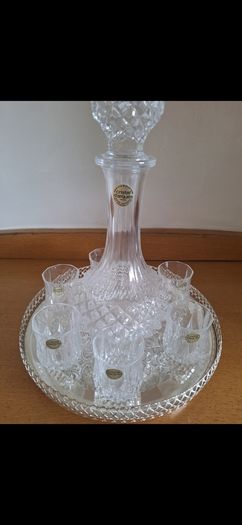 Cristal D'Arques Decanter Set(Vintage)