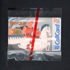 1997 Ireland 20 unit Disney's Hercules film (Gemplus GEM1) Call Card Mint in packaging. Telecom Eireann card number 1198.