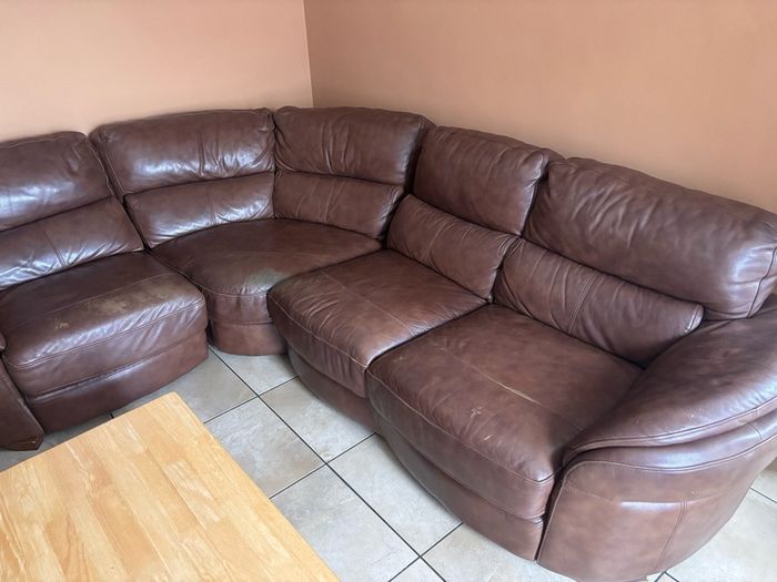 Leather Corner Sofa