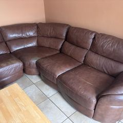 Leather Corner Sofa - Free