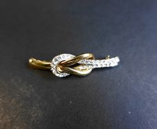 Vintage Attwood & Sawyer Rhinestone Brooch