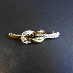 Vintage Attwood & Sawyer Rhinestone Brooch