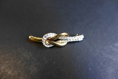 Vintage Attwood & Sawyer Rhinestone Brooch