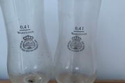 2 Large Lager Glasses