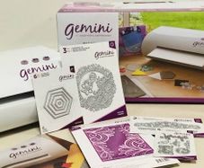 Gemini twin function die cutting and embossing machine