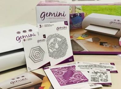 Gemini twin function die cutting and embossing machine
