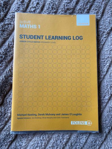 JC Active Maths 1 Textbook and Student Learning Log