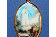 Large Fatima Medal and Key ring