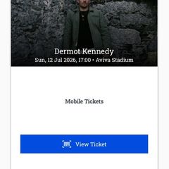 Dermot Kennedy tickets Sunday 12/7