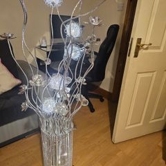 silver lamp