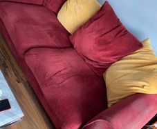 Red Sofa Suites 1x 2 Seater 1x 3 Seater 1x Chair