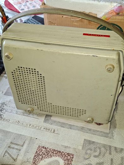1960s Philips EL 3541 Vintage Reel-to-Reel Tape Recorder with cables Untested, Postage Available or Collection