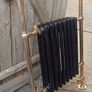 Brass and Cast Iron towel radiator Image 4