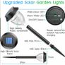 Solar Lights Outdoor Garden, 6 Pack Solar Garden Lights with Multi-Colour Changing+Warm White Modes Waterproof Pathway Lights Ornaments Outdoor Image 6
