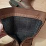 Girl's brown leather boots, size 35 Image 3