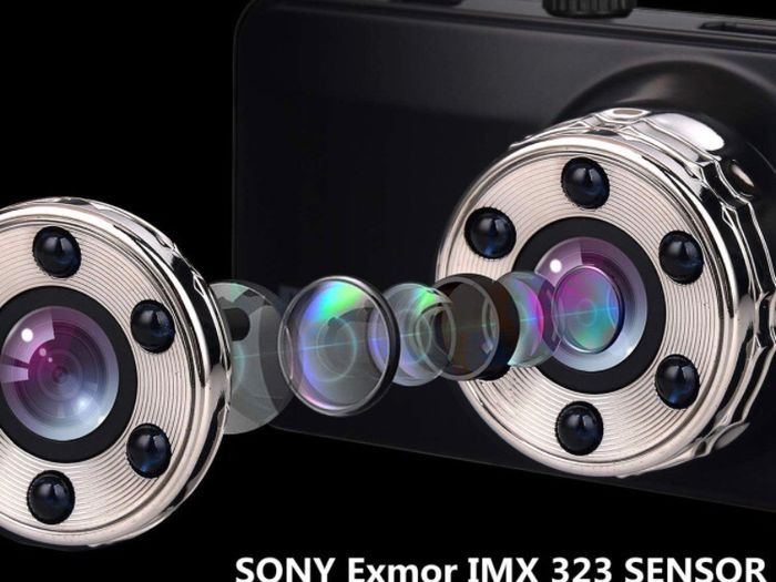 Dash Cam Front and Rear 1080P Full HD Dual Dash Camera In Car Camera Dashboard Camera Dashcam for Cars 170 Wide Angle HDR with 3.0" LCD Display