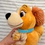 Disney Store Lady And The Tramp approx. 35 cm. length Plush Soft Toy Used Please see photos Image 9